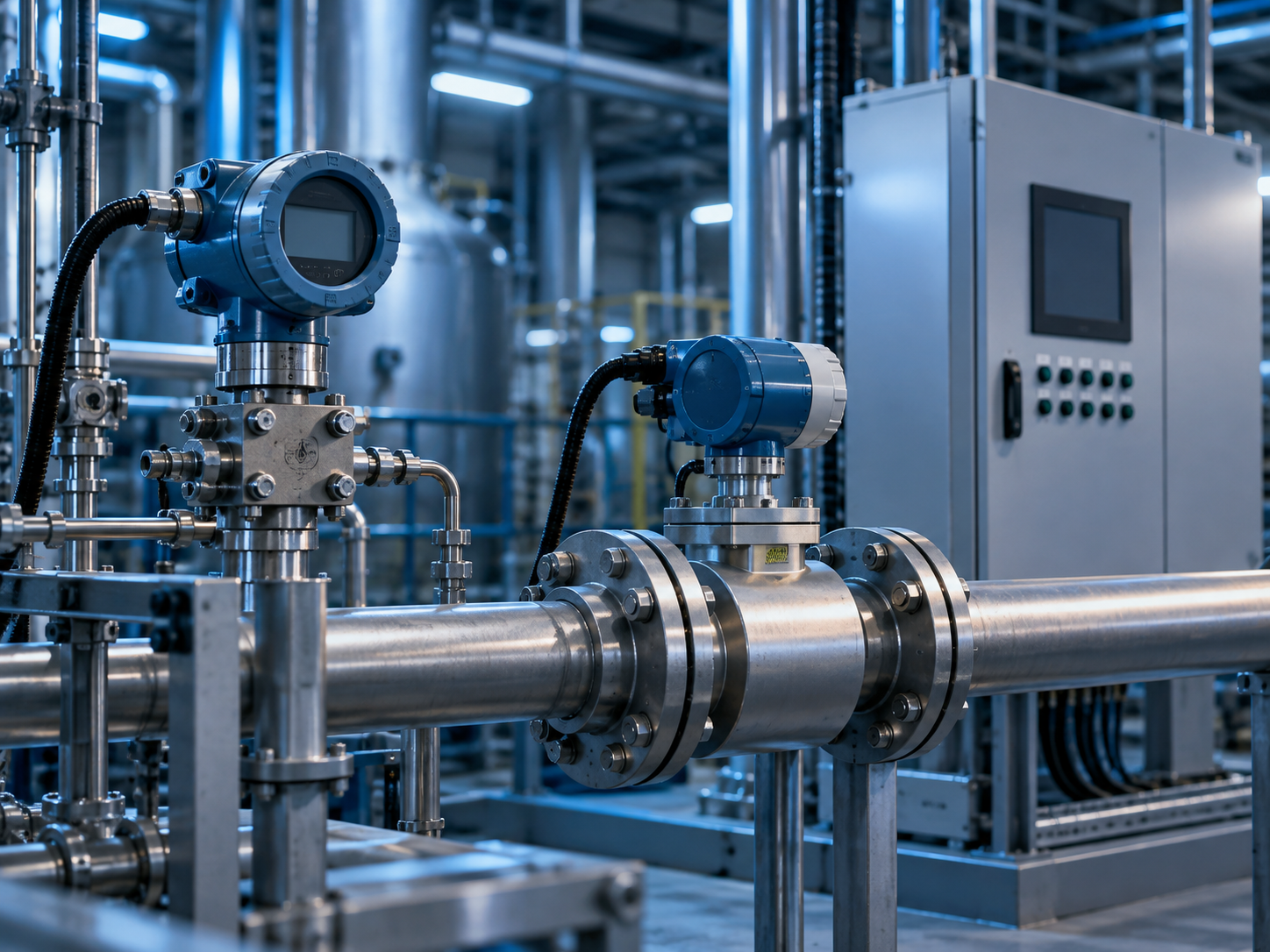 Illustrative process instrumentation and control equipment