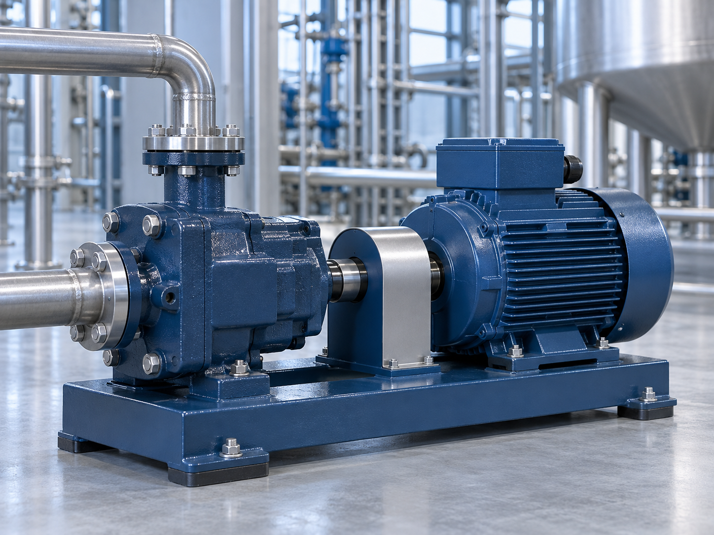 Illustrative industrial gear pump package